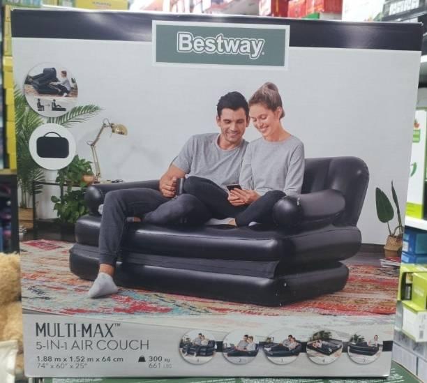 Sofa i ležaj objedinjeni u jednom naduvavajućem komadu nameštaja.