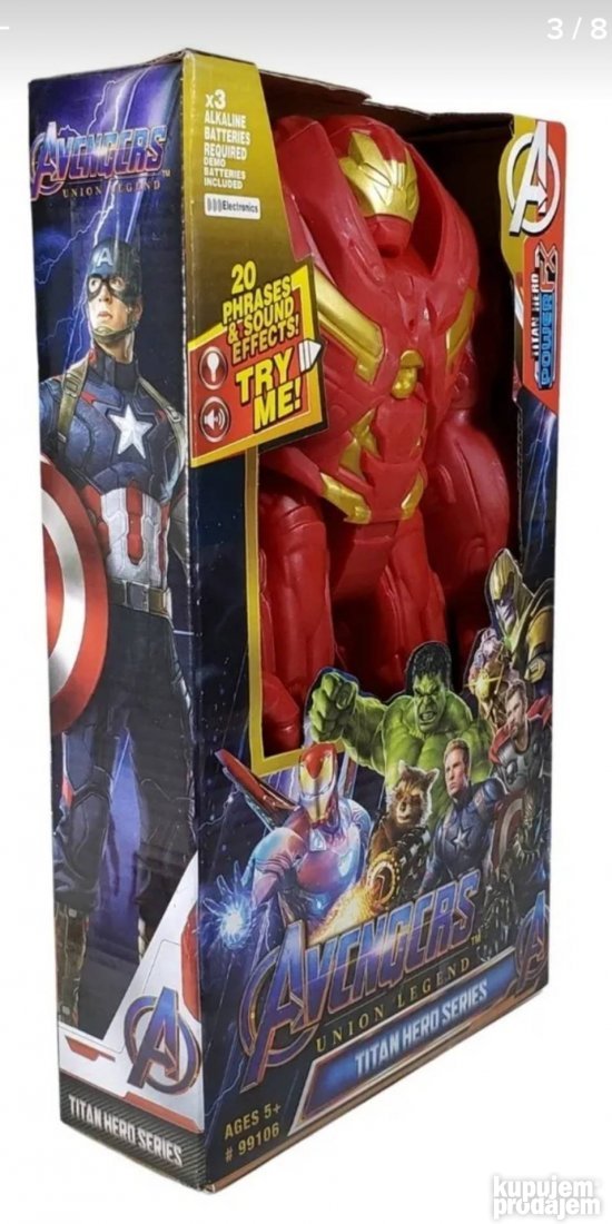 Prikaz Hulkbuster figure visoke 30 cm.
