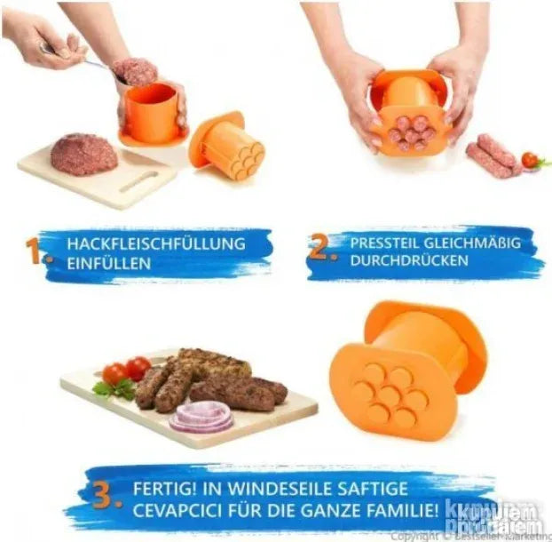 Na slici je presa za ćevapčiće marke PRODAVANI.