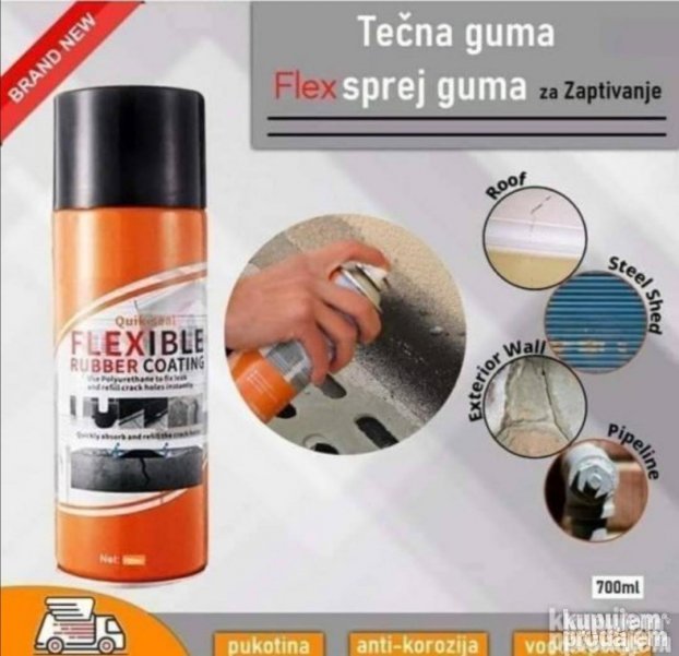 PRODAVANI sprej za tečnu gumu, zapremine 700 ml.