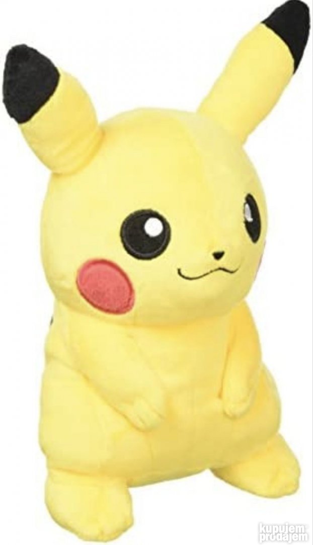 Pikachu je prikazan kao plišana figura iz kategorije igračaka.