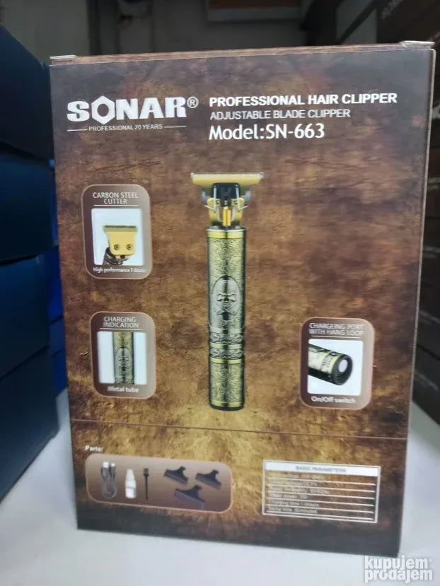 Mašinica za šišanje Sonar SN 663 za precizno oblikovanje kose.