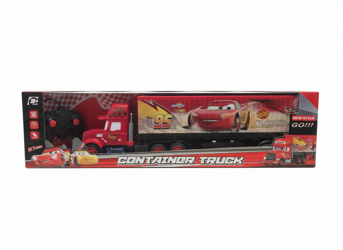 Cars Kamion Kontejner Lightning McQueen - Pakovanje