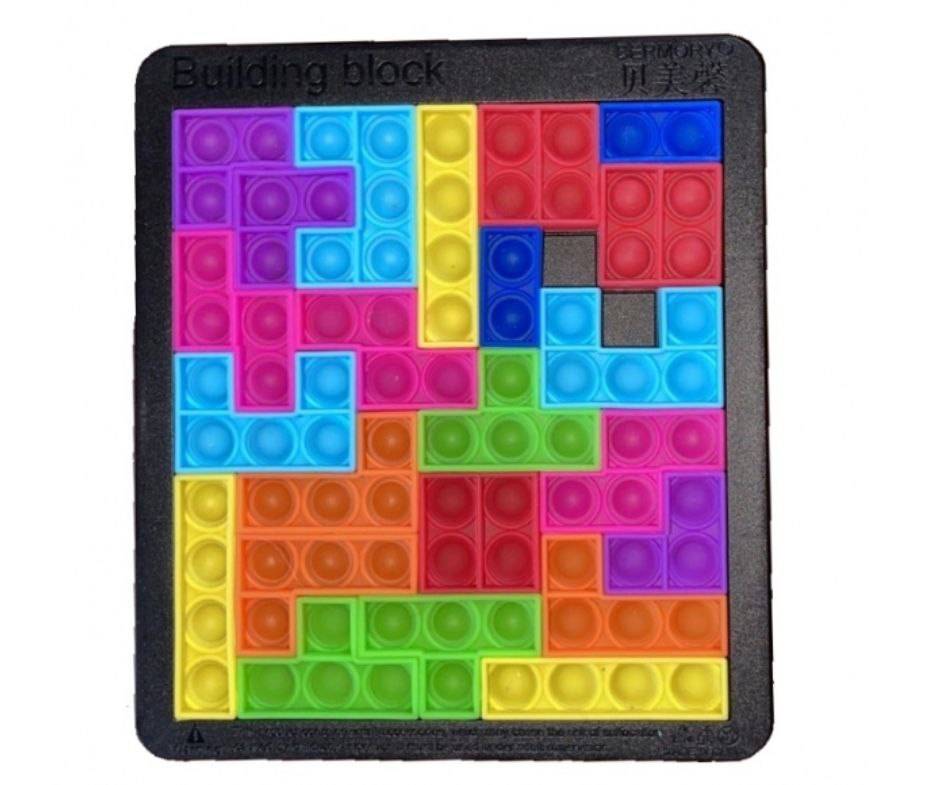 Pop It Tetris - Silikonska Igračka sa Slagalicom