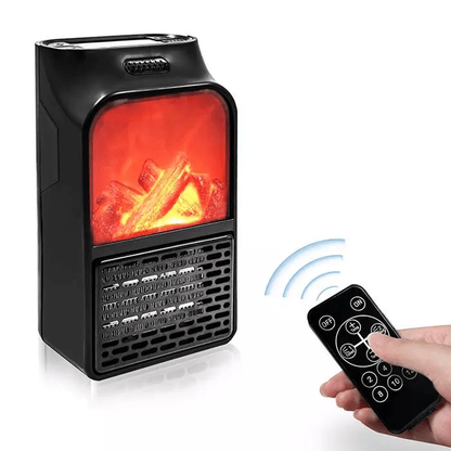 Zidna grejalica u obliku kamina snage 900 W.