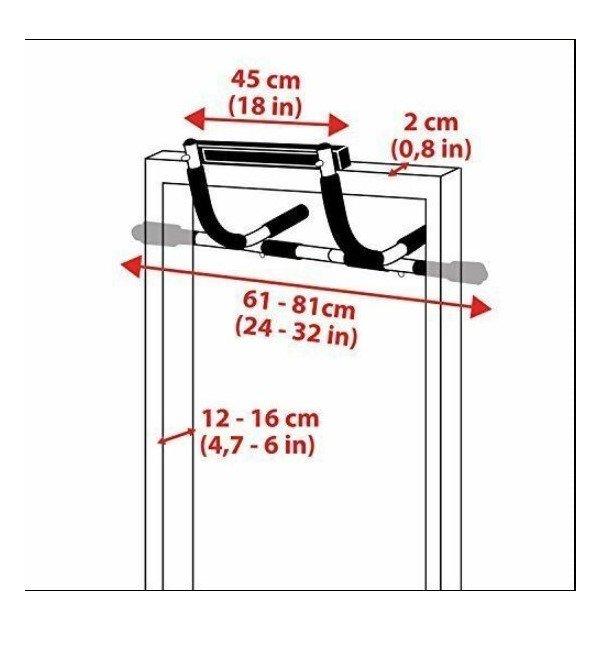Šipka za zgibove namenjena kućnom treningu.