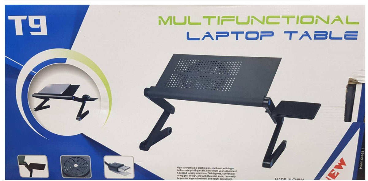 Stalak za laptop T9 koji omogućava rotaciju od 360 stepeni.