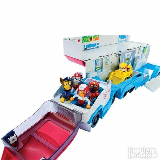 Paw Patrol set sa velikim kamper vozilom i Ryderom.