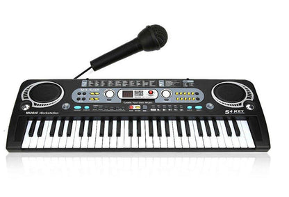 Na slici je muzička klavijatura za dečju igru.
