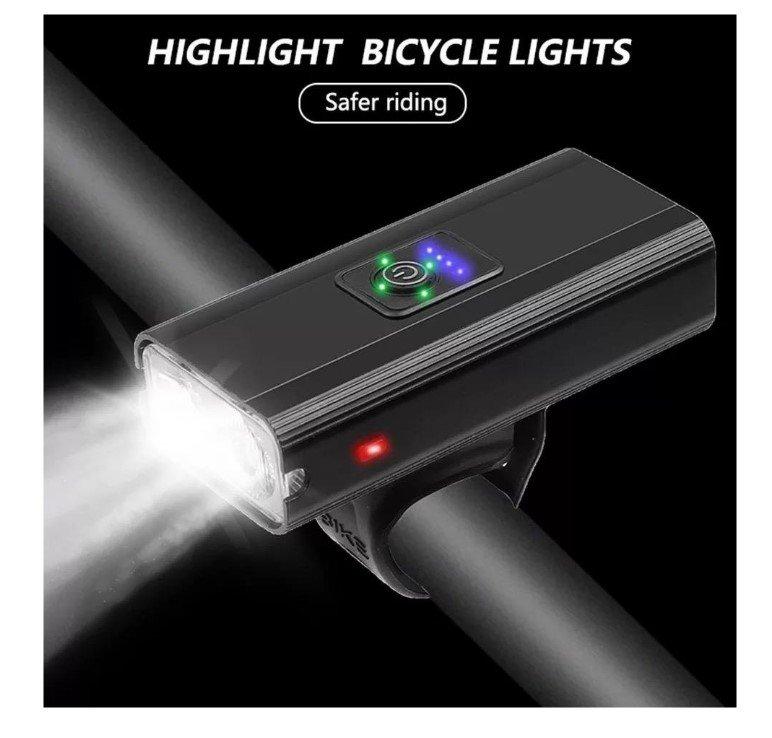 Punjiva biciklistička lampa sa funkcijom power bank uređaja.