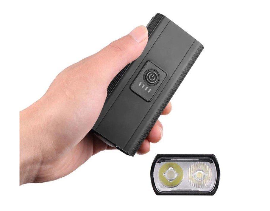 Svetlo za bicikl koje se puni preko USB kabla.