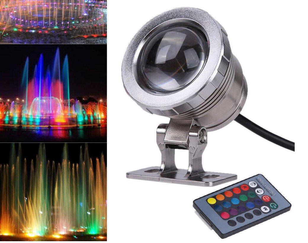 Na slici je RGB LED lampa namenjena podvodnom osvetljenju fontana i bazena.