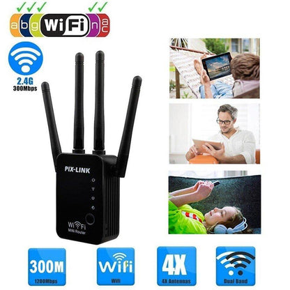 PiX Link uređaj za WiFi mrežu sa četiri antene.