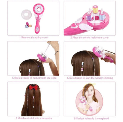Frizerski set omogućava osmišljavanje različitih frizura.