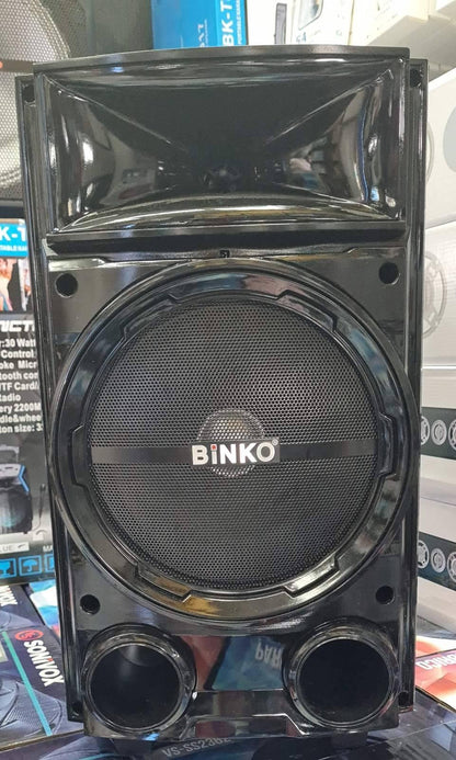Bluetooth zvučnik BINKO BK-800 namenjen reprodukciji muzike uz bežični mikrofon.