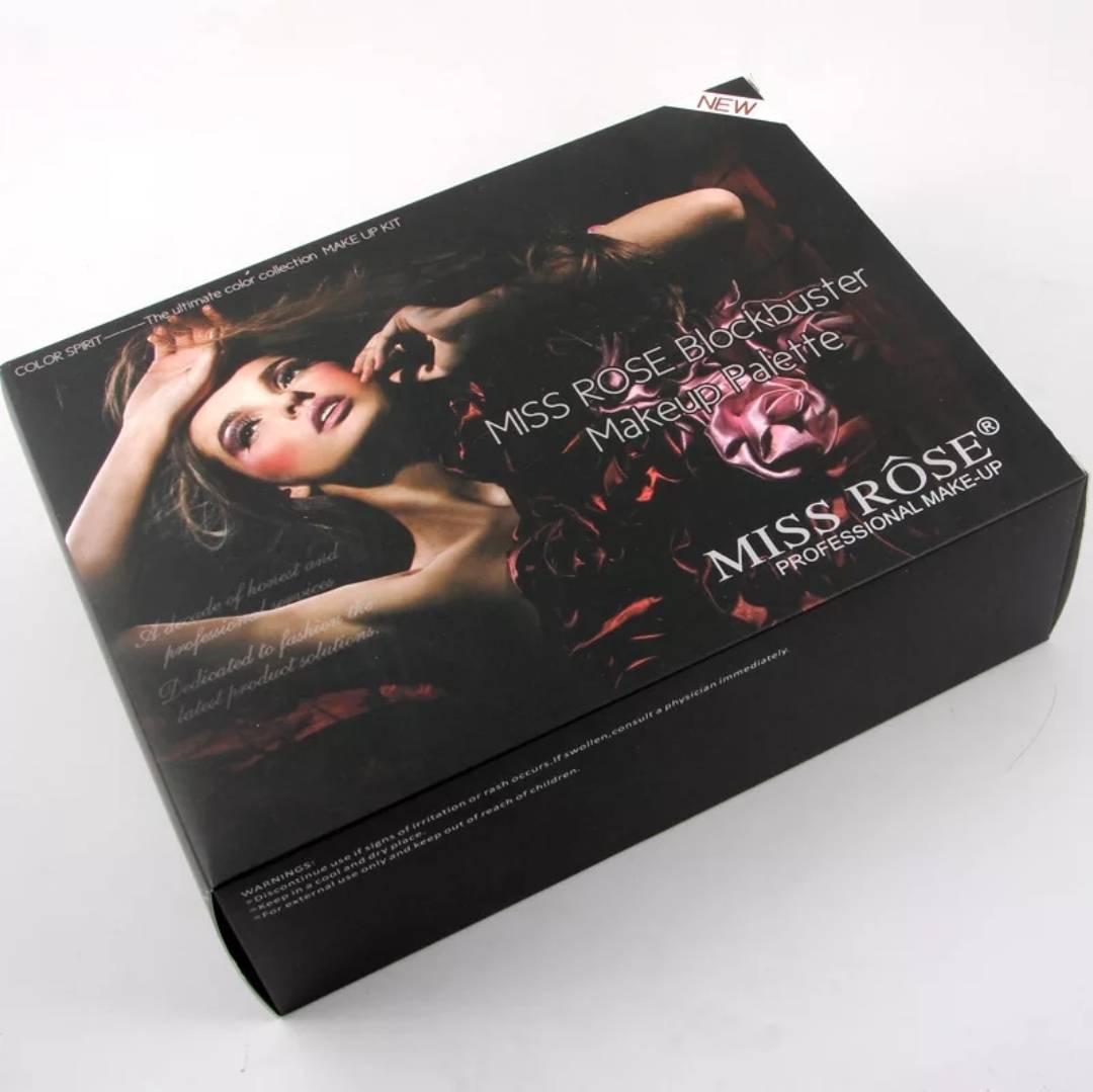 Set za šminkanje Miss Rose sa 180 boja senki i nijansama za ten i obrve.