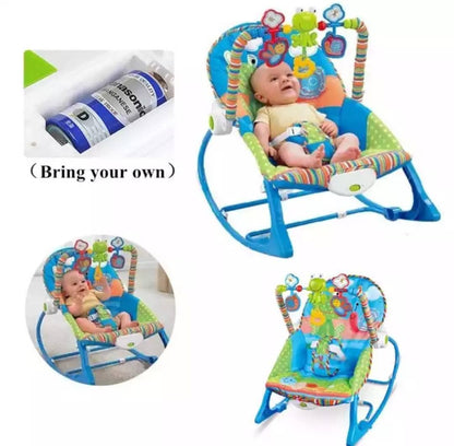 Sedište za bebe sa umirujućim vibracijama i muzikom.