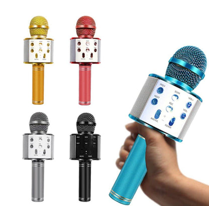 Prikaz proizvoda predstavlja mikrofon WS-858 za karaoke.