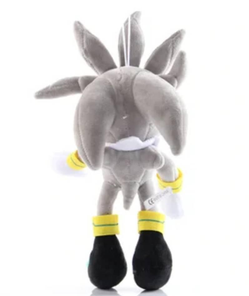 Na fotografiji je plišana verzija lika Silver iz Sonic sveta.