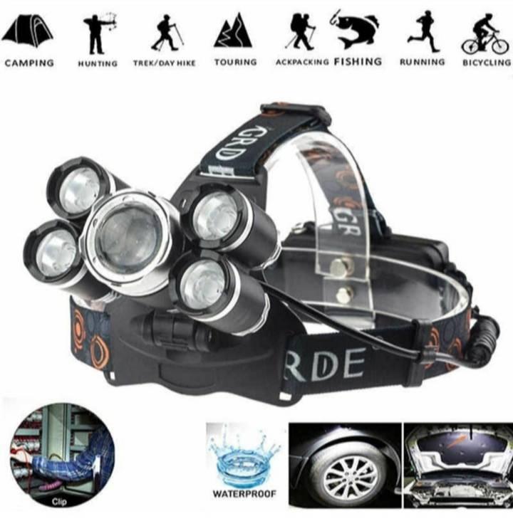 UV led lampa za glavu sa 5 dioda - UV led lampa za glavu sa 5 dioda
