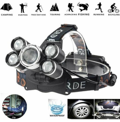 UV led lampa za glavu sa 5 dioda - UV led lampa za glavu sa 5 dioda
