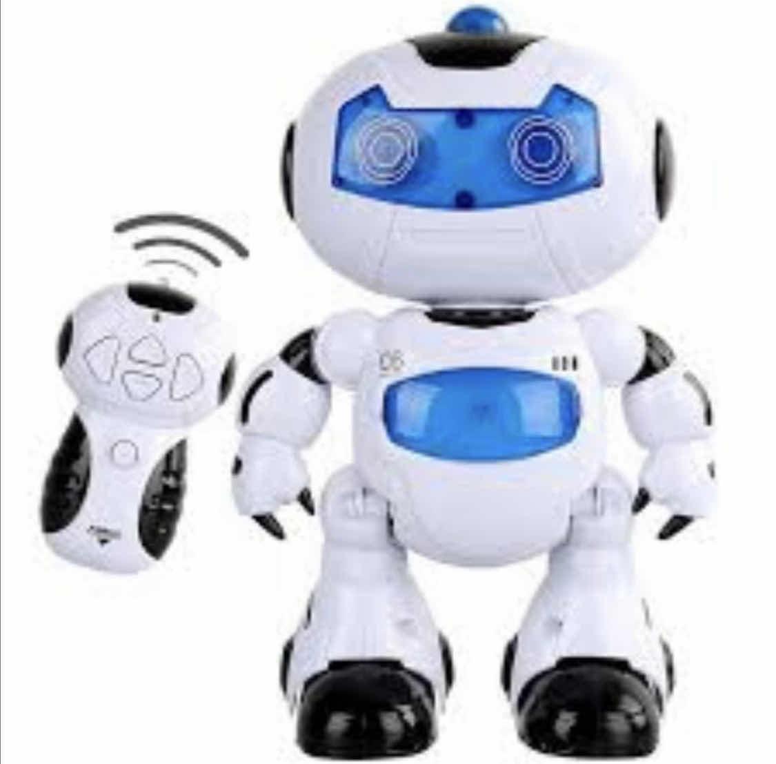 Prikaz robota koji unosi pokret i muziku u igru.