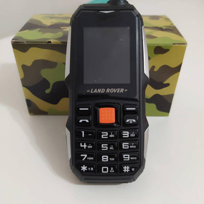 Land Rover mobilni telefon prikazan na fotografiji.