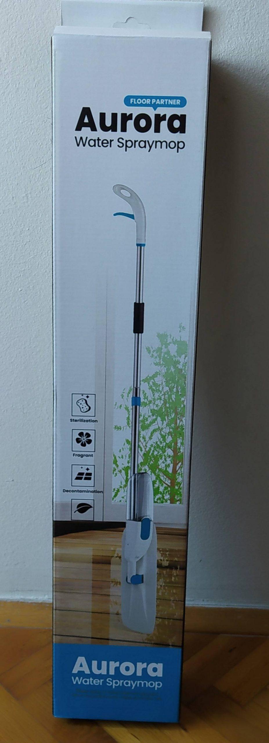 Aurora čistač podova sa mikrofiber krpom za brisanje.