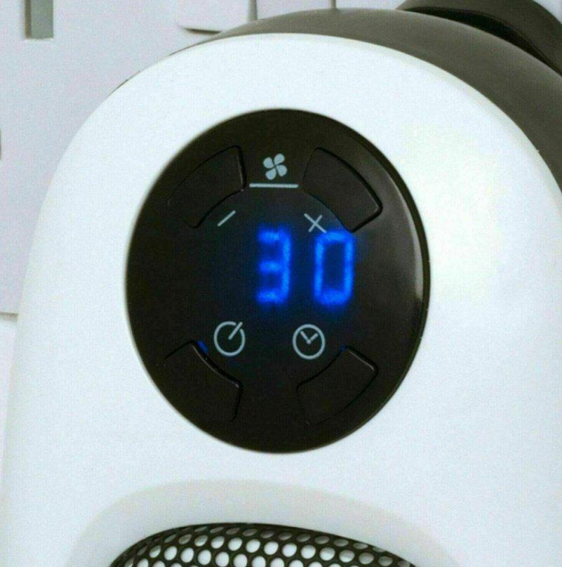 Uređaj za grejanje sa izborom temperature od 15 do 32 °C.