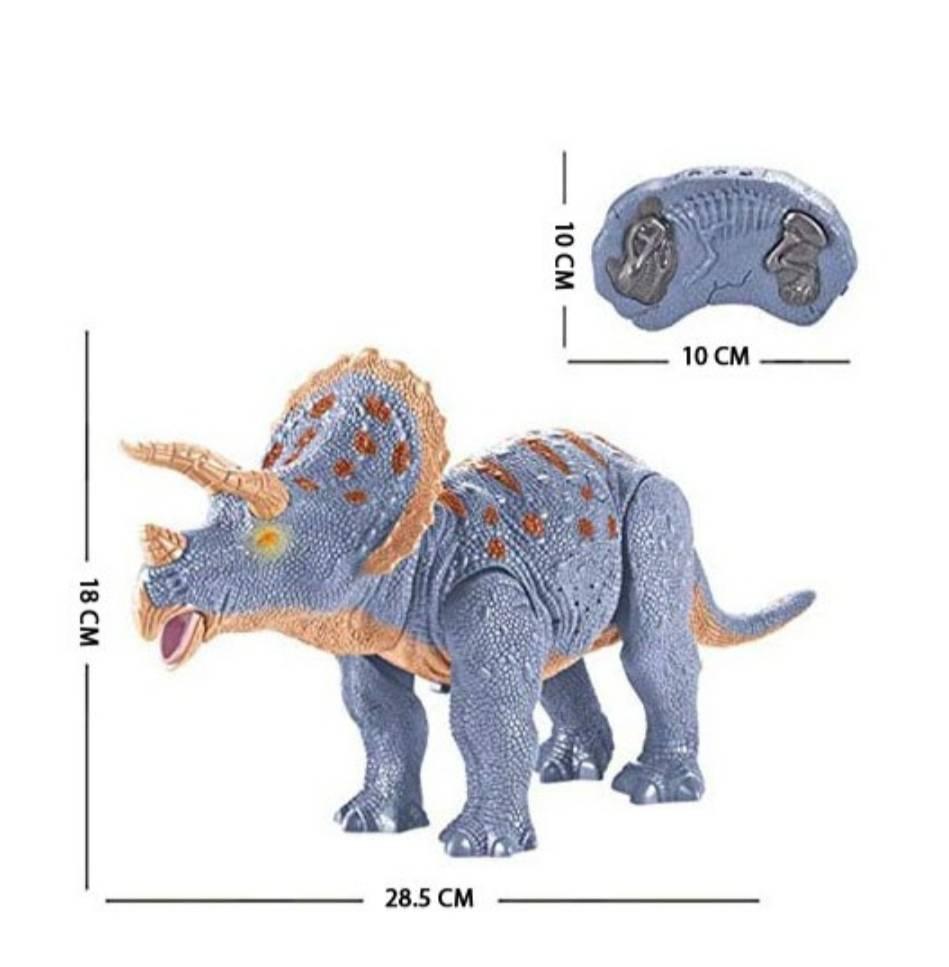 Dinosaurus Triceratops sa svetlećim očima i zvučnim efektima.