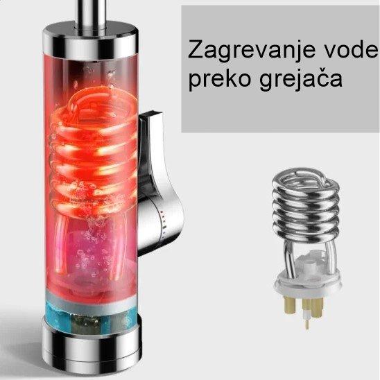 Protočna slavina namenjena zagrevanju vode za 3–5 sekundi.