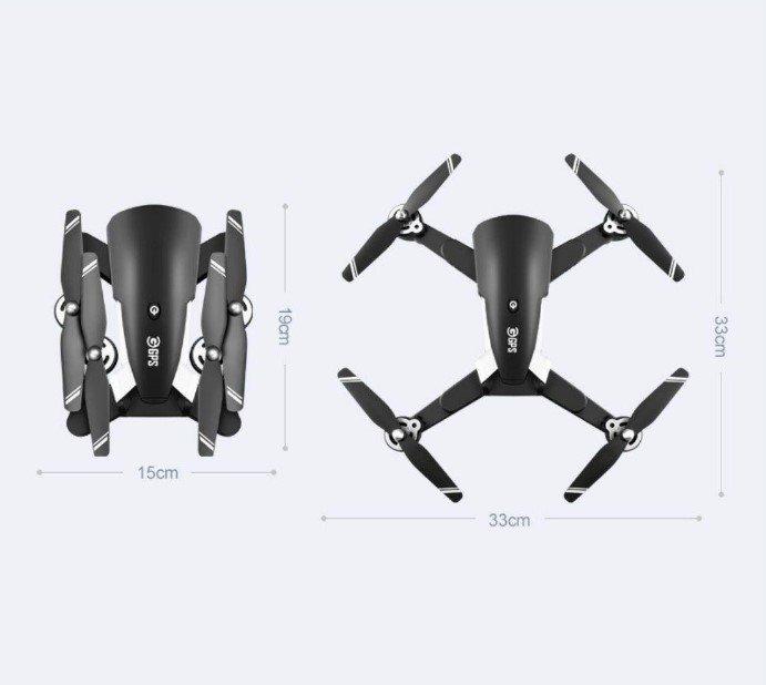 Na slici je dron KK7 sa funkcijom kruženja oko izabrane tačke.