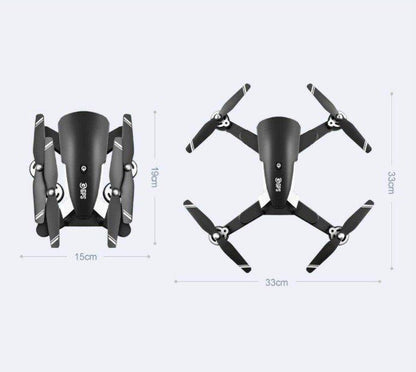 Na slici je dron KK7 sa funkcijom kruženja oko izabrane tačke.