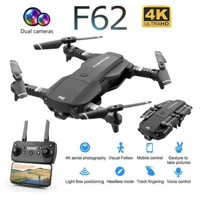 Dron F62 sa upravljanjem u četiri kanala i okretanjem za 360 stepeni.
