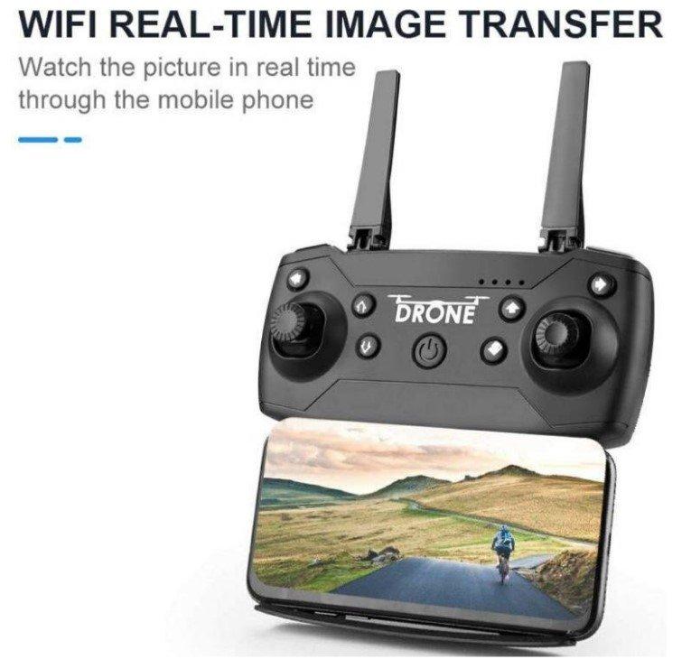 F62 dron za snimanje fotografija i video-zapisa putem aplikacije.