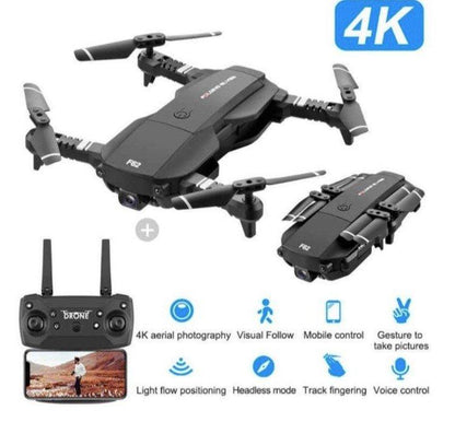 F62 dron sa dve kamere za snimanje tokom leta.