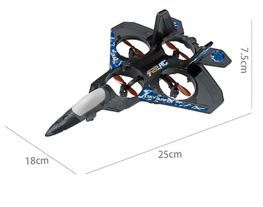 Avion-dron na daljinsko upravljanje prikazan kao proizvod.