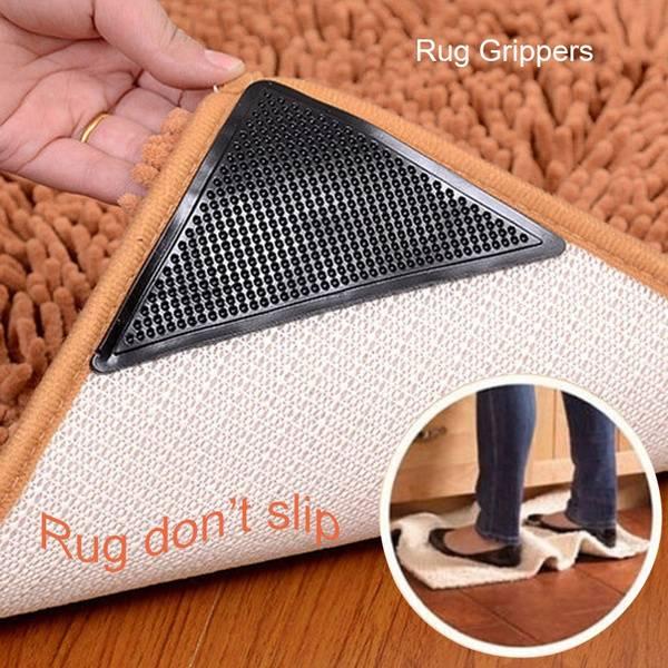 Gumeni podmetač za tepih dimenzija 6 × 6 cm.