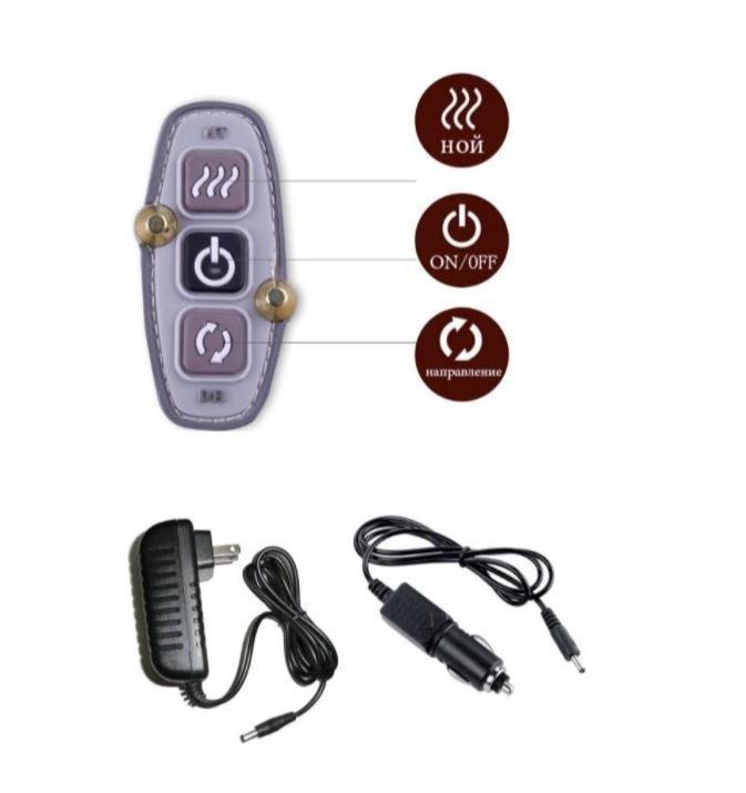 Masažer za leđa sa auto-adapterom za 12 V.