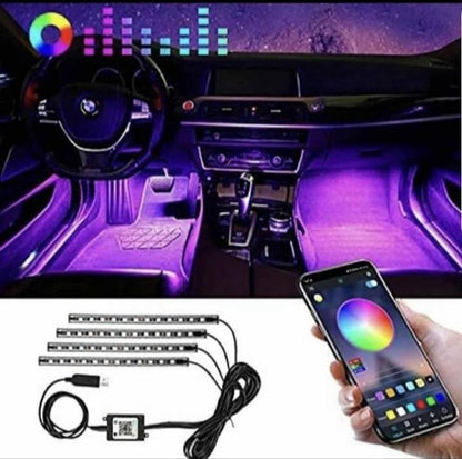 RGB LED trake namenjene ambijentalnom osvetljenju u automobilu.