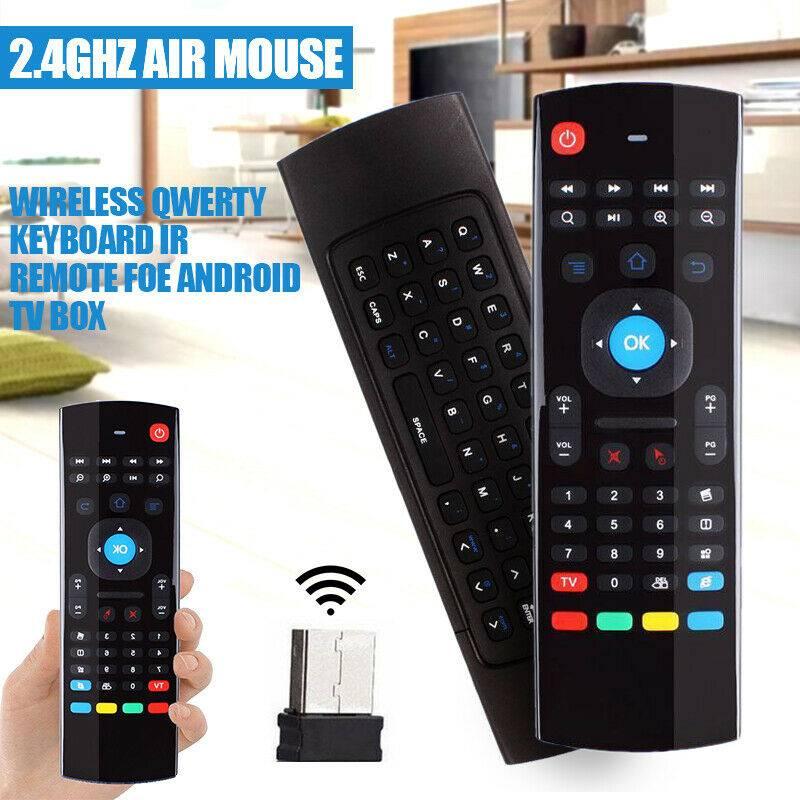 Bežični air mouse sa funkcijama daljinskog upravljača, miša i tastature.