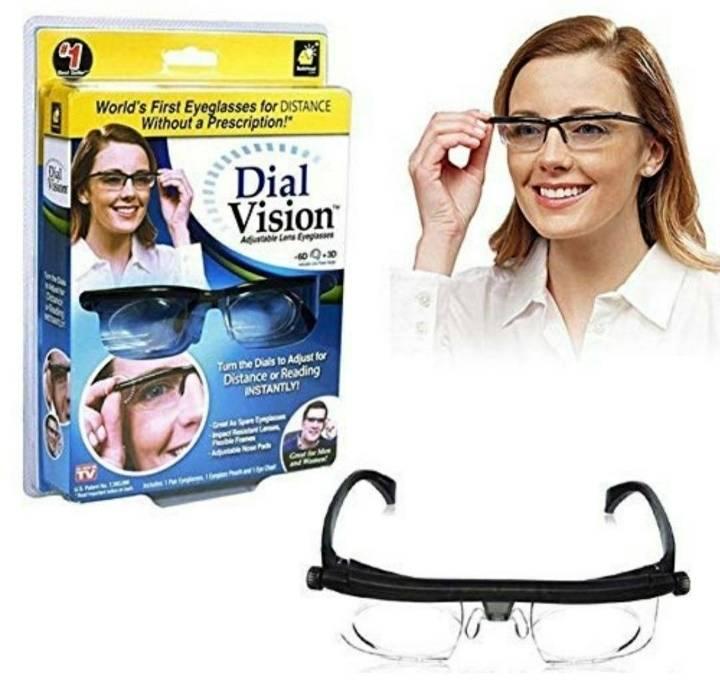 Naočare Dial Vision sa podešavanjem jačine sočiva za svako oko.