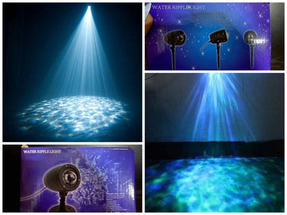 Laser projektor namenjen stvaranju bele svetlosti nalik vodi.