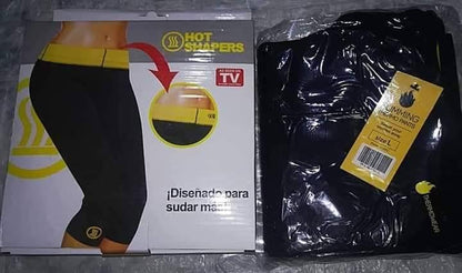 Prikazan je model sauna pantalona u obliku helanki.