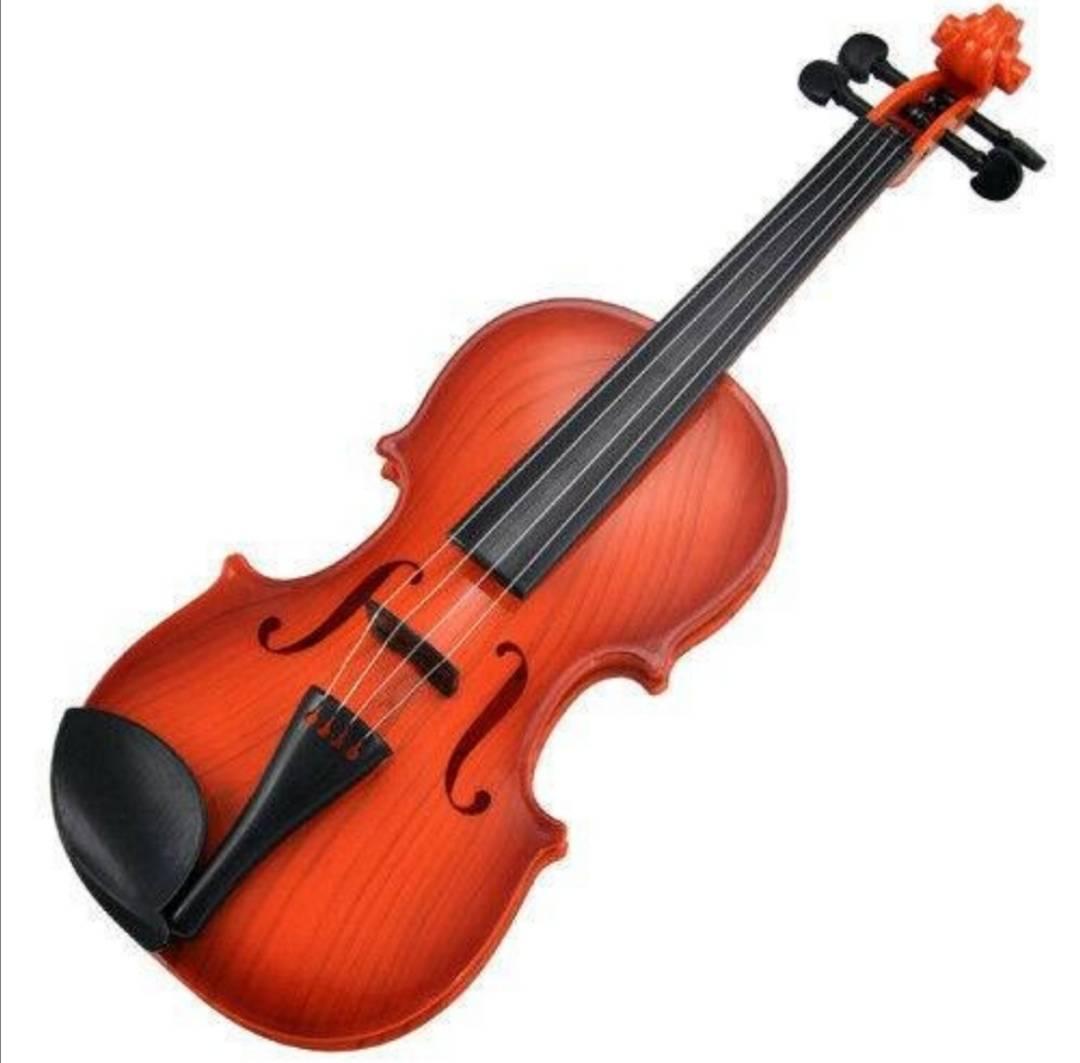 Drveni muzički instrument: violina za decu.