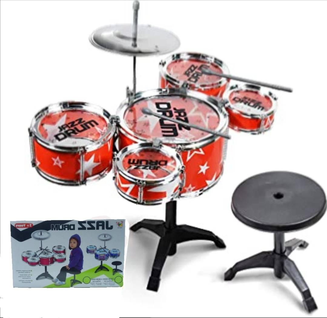 Bubnjevi za decu 5u1 sa stolicom Jazz drum - Ali tako