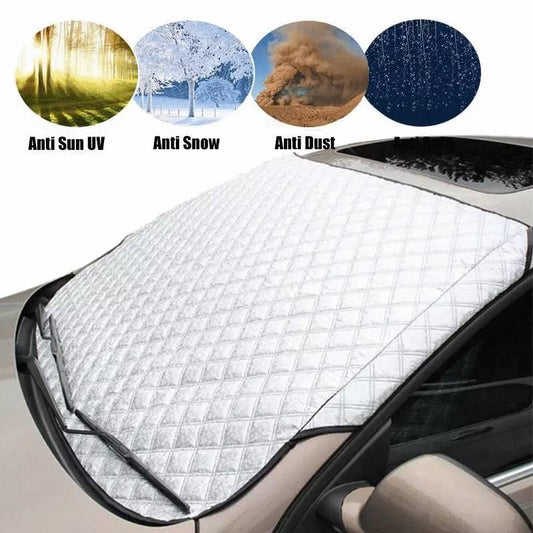 Zaštita za šoferšajbnu Auto folija Univerzalna zaštita Folija za automobil Zaštita od kiše Zaštita od snega Zaštita od sunca Zaštita od prašine Zaštita od prljavštine Zaštita od elemenata Folija za zaštitu automobila PE pena Aluminijumska folija Vodootporni materijal