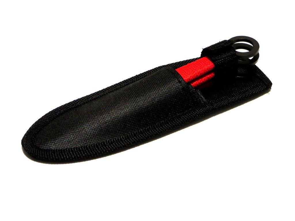 Tri noža za bacanje iz kompleta kunai sa futrolom.