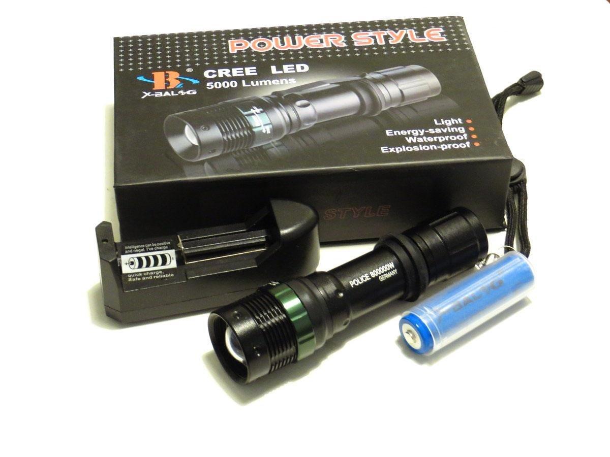 Police Cree T6 LED Lampa - Ali tako
