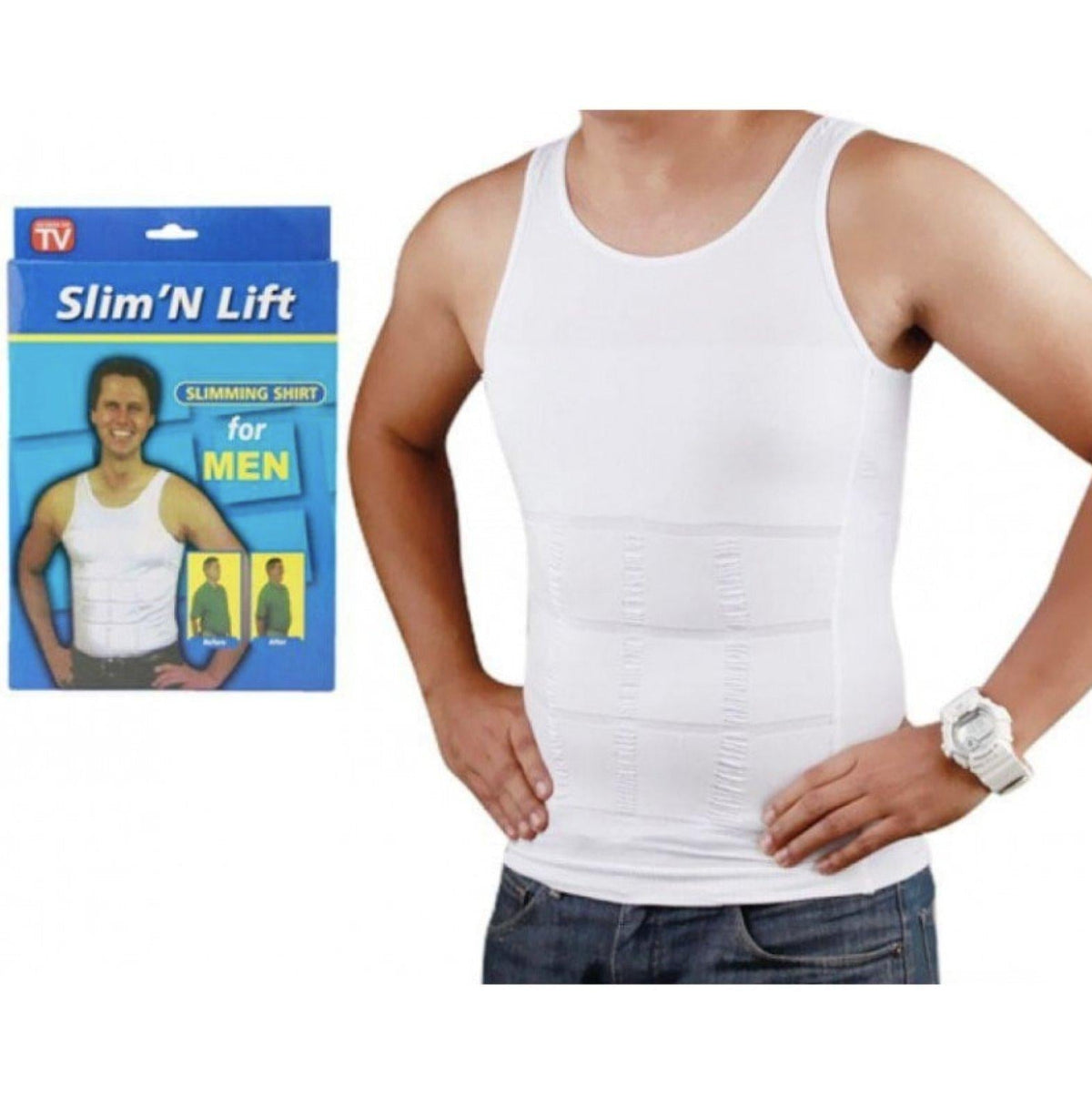 Majica Slim N Lift prikazana na fotografiji proizvoda.